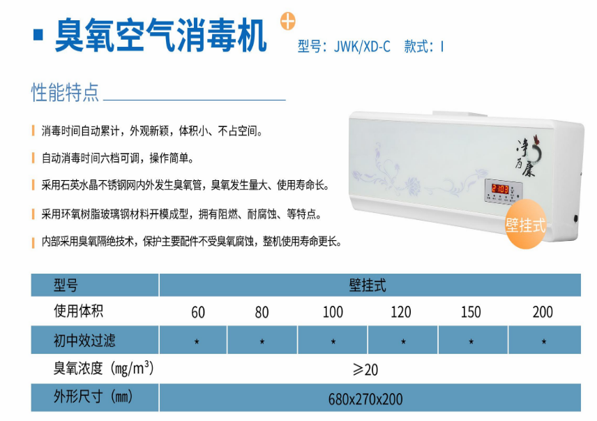 凈為康JWKXD-C款式Ⅰ（120?）壁掛式，臭氧空氣消毒凈化機(jī)1.png