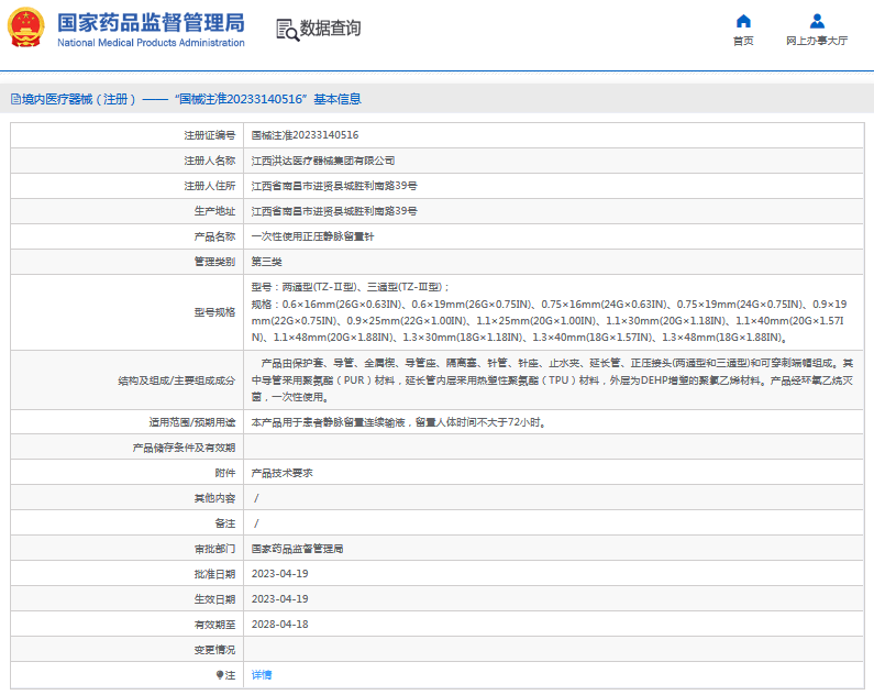 洪達(dá)***次性使用正壓靜脈留置針兩通型(TZ-Ⅱ型)、三通型(TZ-Ⅲ型)1.png